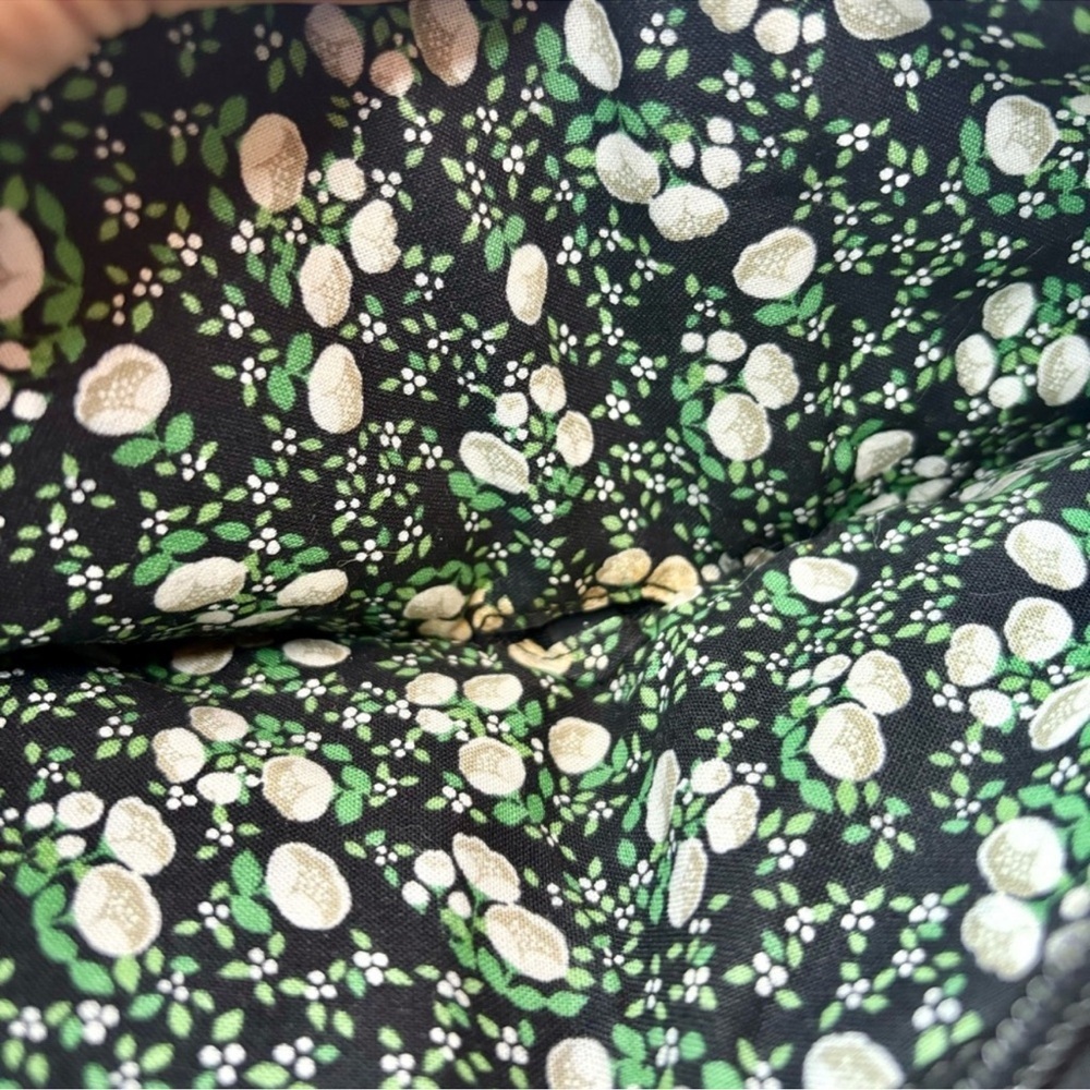 Vera Bradley Black Quilted Mini Bag Festival Concert Small - Picture 7 of 8